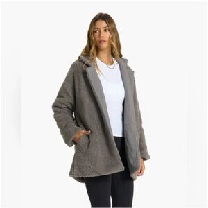 VGUC Vuori Cozy Sherpa blazer smoke grey XS/S
